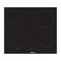 GRADE A1 - Hisense 60cm 4 Zone Ceramic Hob 