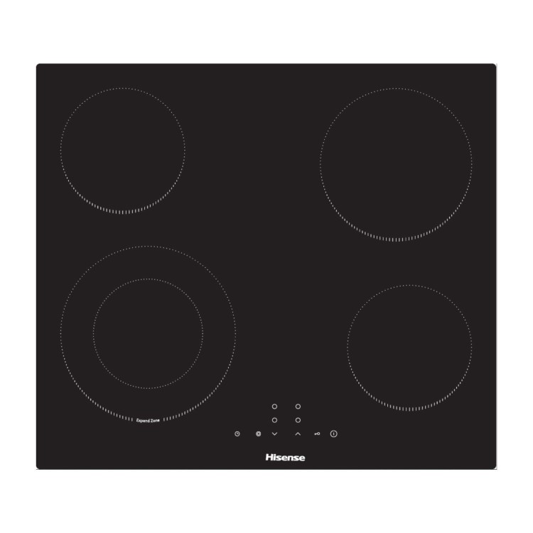 GRADE A1 - Hisense 60cm 4 Zone Ceramic Hob 