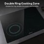 GRADE A1 - Hisense 60cm 4 Zone Ceramic Hob 