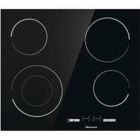 Refurbished Hisense E6432C 60cm Touch Control Ceramic Hob With Double Ring Zone Black
