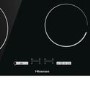 Refurbished Hisense E6432C 60cm Touch Control Ceramic Hob With Double Ring Zone Black