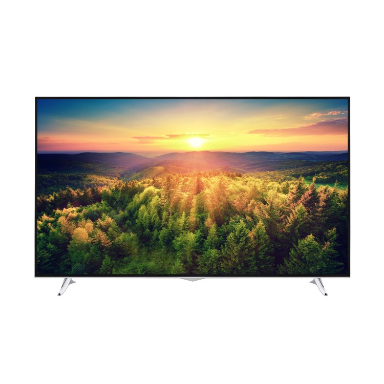 GRADE A1 - electriQ 65" 4K Ultra HD LED Smart TV with Freeview HD and Freeview Play