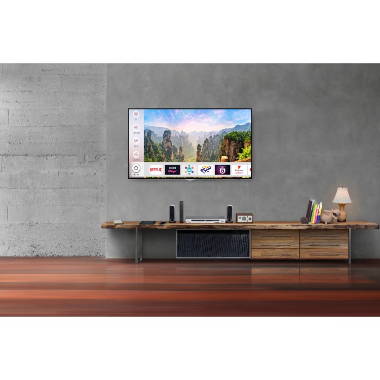 electriQ 55" 4K Ultra HD Dolby Vision HDR LED Smart TV with Freeview HD and Freeview Play