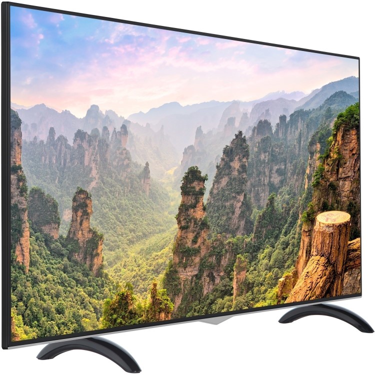 GRADE A2 - electriQ 65" 4K Ultra HD HDR Smart LED TV with Dolby Vision & Freeview Play
