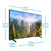 GRADE A3 - electriQ 65&quot; 4K Ultra HD Smart HDR LED TV with Dolby Vision and Freeview Play