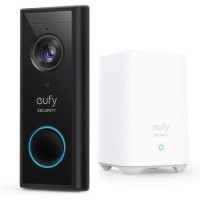Eufy 2K HD Video Doorbell with HomeBase 2 - Black
