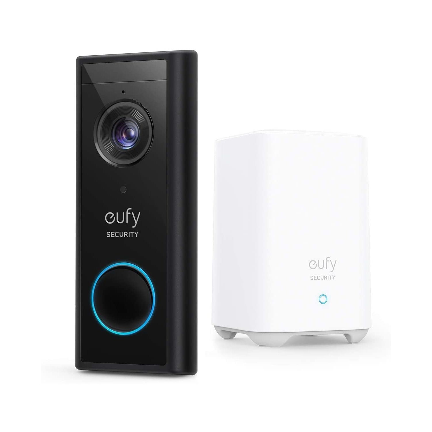 Eufy 2K Ultra HD Video Doorbell with HomeBase 2 - Black
