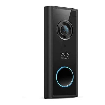 Eufy 1080p HD Battery Video Doorbell with Chime - Black