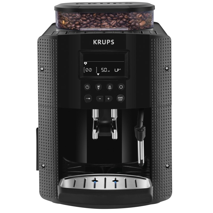 Krups EA8150 Freestanding Bean-to-cup Coffee Machine With LCD Screen - Black
