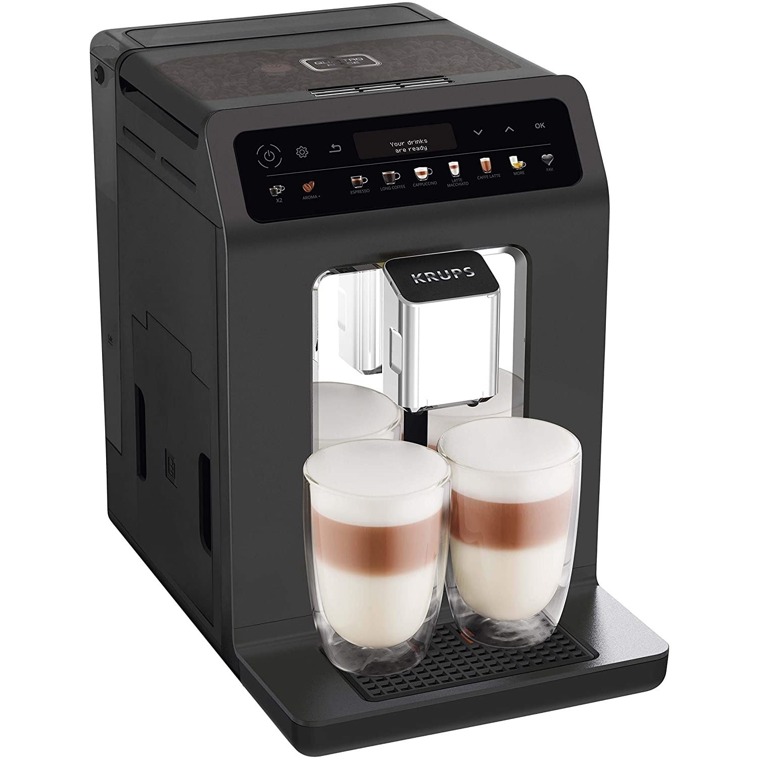 Krups Evidence One Espresso Bean to Cup Coffee Machine - Grey