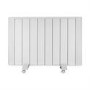 Refurbished electriQ 2000W Wall Mountable Low Energy Smart WiFi Alexa Aluminium Designer Radiator Bathroom Safe IP24