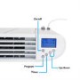 Refurbished electriQ 2000W Wall Mountable Low Energy Smart WiFi Alexa Aluminium Designer Radiator Bathroom Safe IP24