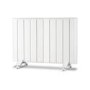 Refurbished electriQ 2000W Wall Mountable Low Energy Smart WiFi Alexa Aluminium Designer Radiator Bathroom Safe IP24
