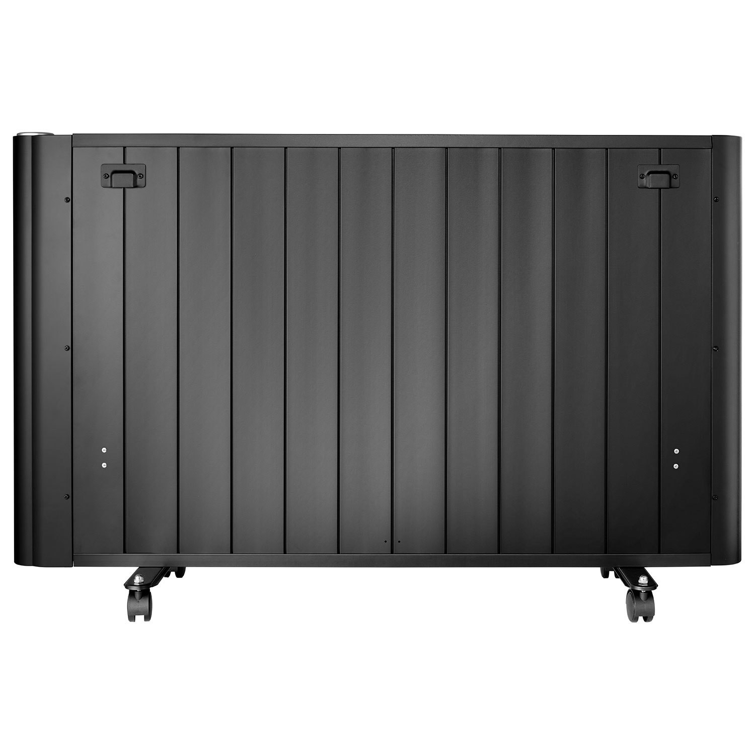 electriQ 2000W Smart Aluminium Electric Designer Radiator Sleek Black ...