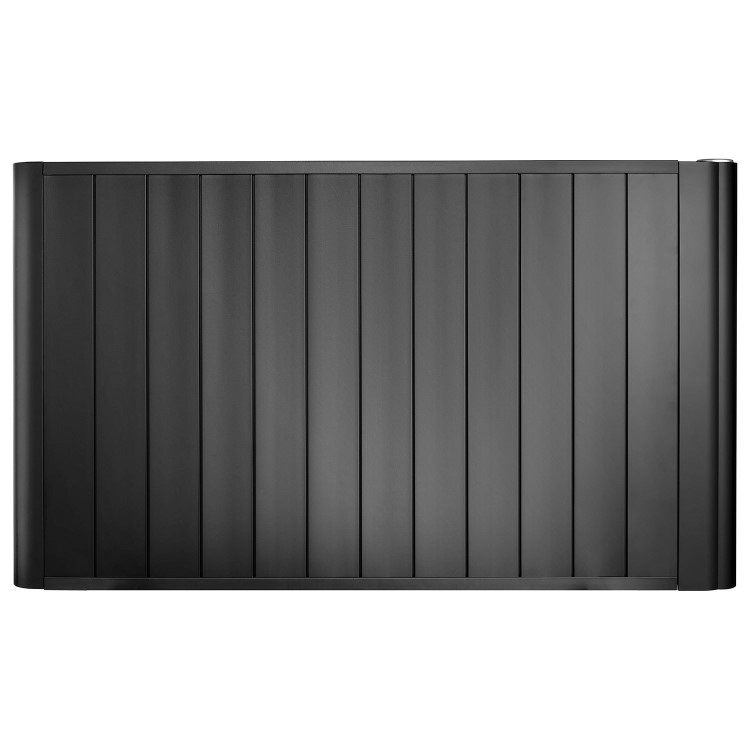 electriQ 2000W Smart Aluminium Electric Designer Radiator Sleek Black ...