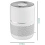 electriQ 3 Stage Smart HEPA Air Purifier with Aroma Diffuser