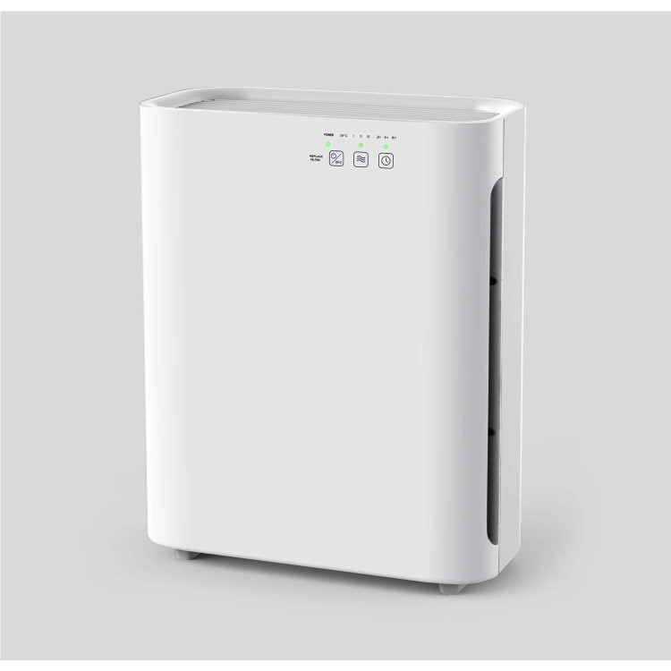 electriQ EAP125HUVC Air Purifier with 6 stage cleaning - True HEPA filter UV TiO2 & Ioniser - cleans rooms up to 40m2 