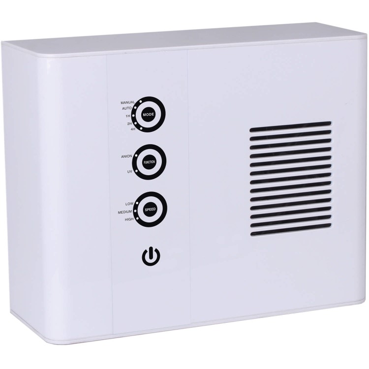 GRADE A1 - electriQ EAP400D Air Purifier with 5 Stage cleaning HEPA Filter UV & Photocatalytic air filtration - cleans rooms up to 30m2
