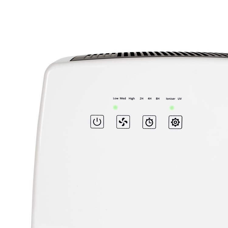 GRADE A2 - electriQ 5 Stage HEPA Air Purifier with UV Carbon & Photocatalyst Filter for rooms up to 30m2