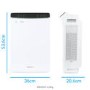 Refurbished electriQ Antiviral WiFi Alexa Air Purifier with PM2.5 HEPA UV & Photocatalytic Filters 