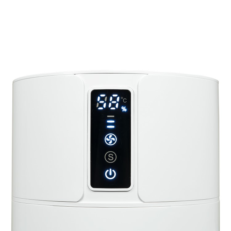 GRADE A2 - Ultra Quiet HEPA Air Purifier with Air Quality Temperature and Humidity Indicators