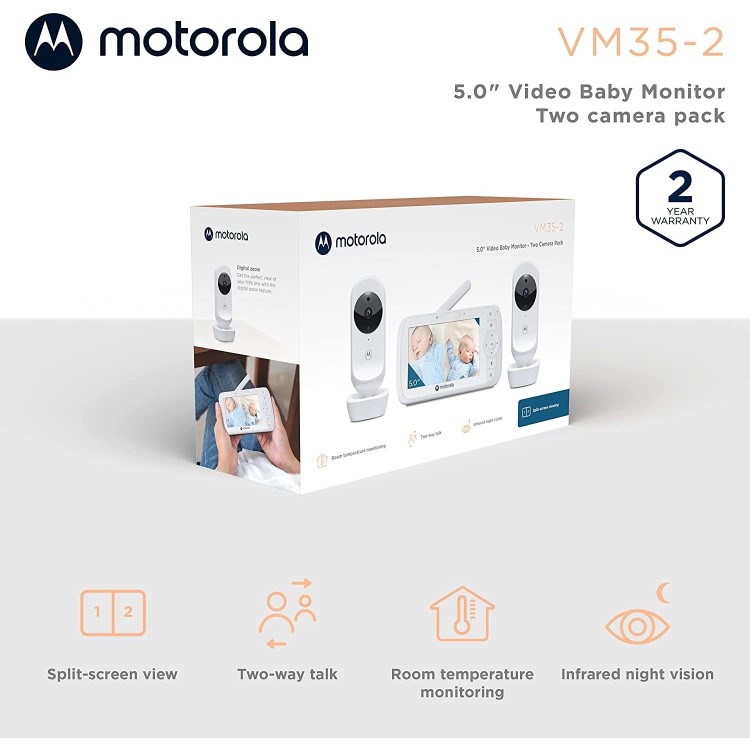 Motorola Ease 35 5" Video Baby Monitor