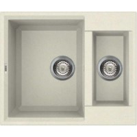 Reginox EASY150-C 1.5 Bowl Regi-Granite Composite Sink Granitetek Cream