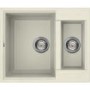 Reginox EASY150-C 1.5 Bowl Regi-Granite Composite Sink Granitetek Cream