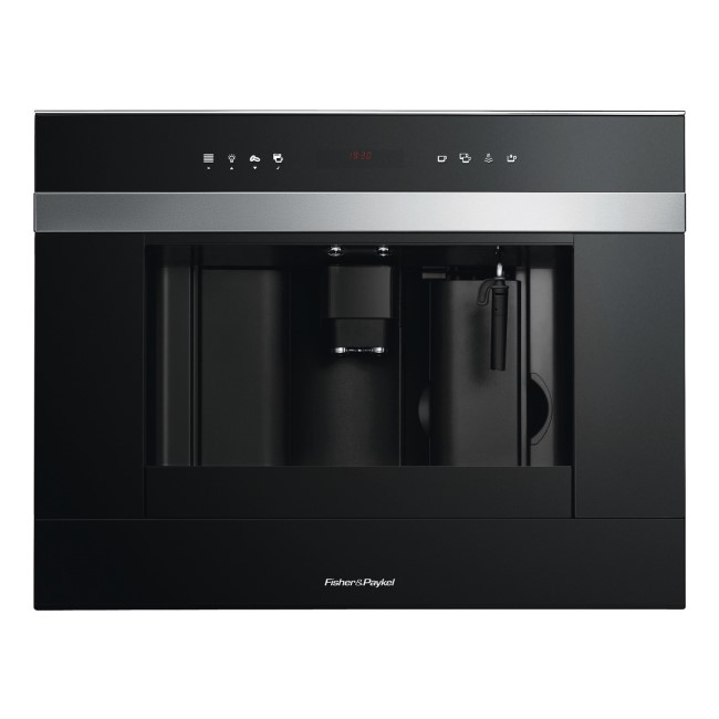 Refurbished Fisher & Paykel Series 9 Built-in Bean-To-Cup Coffee Machine Black