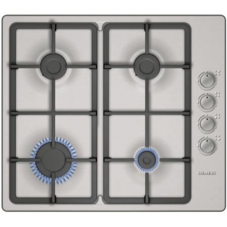 SIEMENS EB615PB90E iQ100 Four Burner 60cm Gas Hob in Stainless steel