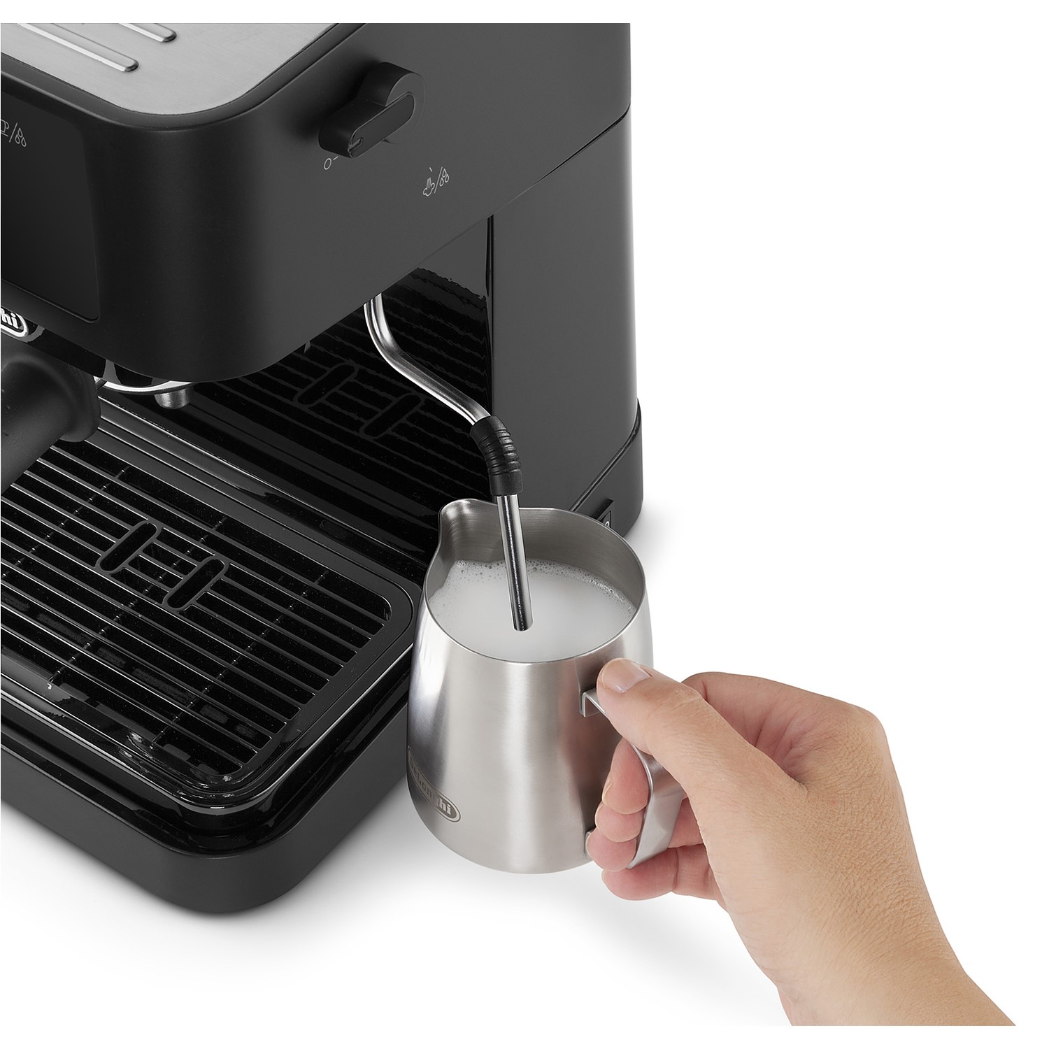 Delonghi Stilosa Manual Espresso Freestanding Coffee Machine with Milk
