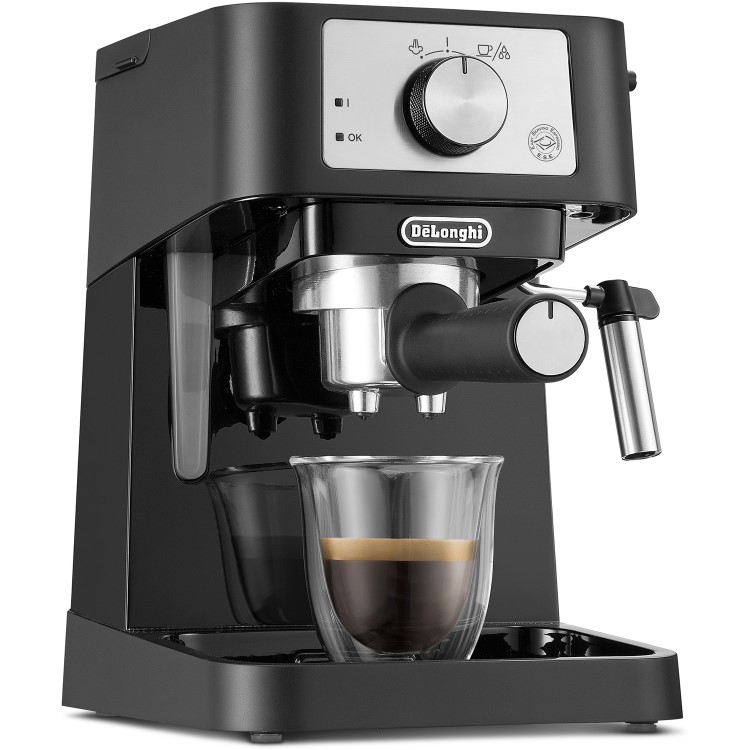 De’Longhi Stilosa EC260.BK Espresso Machine – Black 15-Bar Pump & Steam Wand