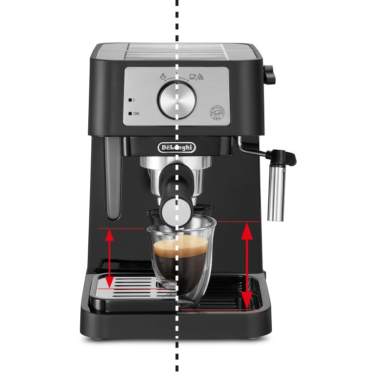 De’Longhi Stilosa EC260.BK Espresso Machine – Black 15-Bar Pump & Steam Wand