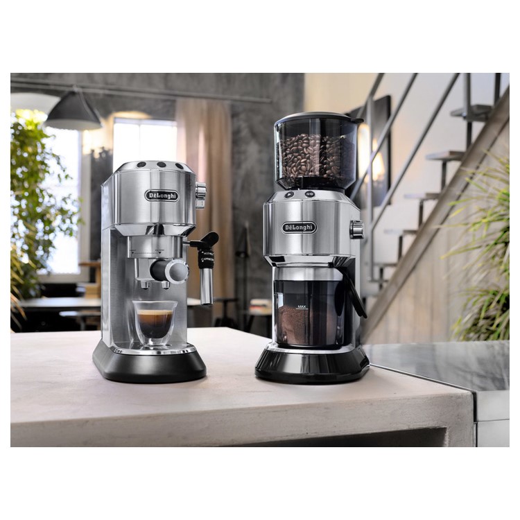 Delonghi EC685.M Dedica Semi Automatic Bean to Cup Coffee Machine - Silver