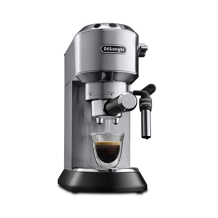 Delonghi EC685.M Dedica Semi Automatic Bean to Cup Coffee Machine - Silver