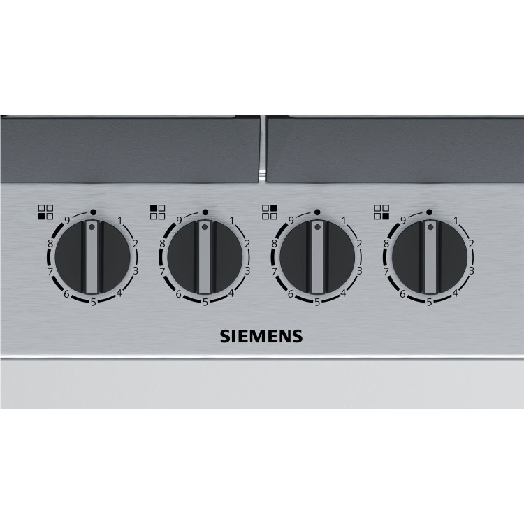 Siemens iQ500 58cm 4 Burner Gas Hob - Stainless Steel