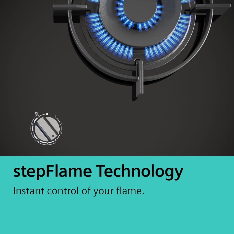 Siemens iQ500 58cm 4 Burner Gas Hob - Stainless Steel