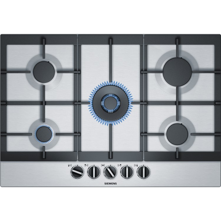Siemens iQ500 75cm 5 Burner Gas Hob - Stainless Steel