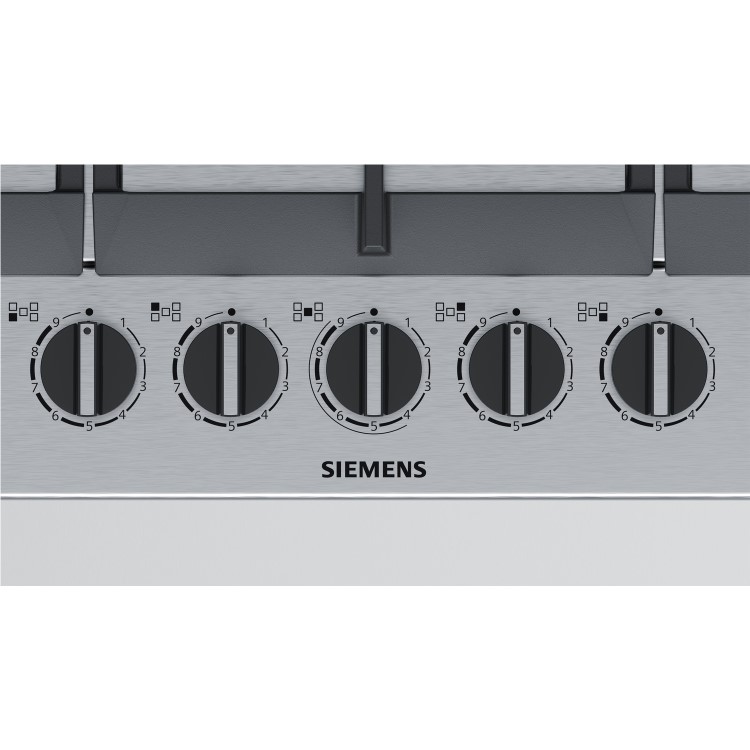 Siemens iQ500 75cm 5 Burner Gas Hob - Stainless Steel
