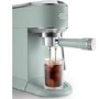 De’Longhi EC890.GR Dedica Duo – Green Manual Espresso Machine with Advanced Milk Steam Wand & Cold Brew Option