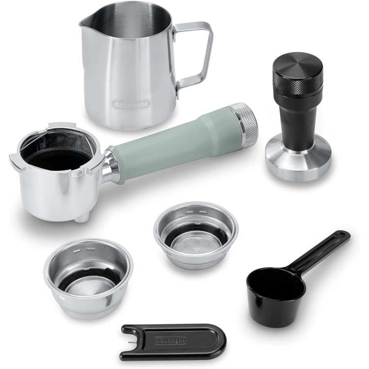 Delonghi Dedica Duo with Advanced Milk Steam Wand & Cold Brew Option - Green