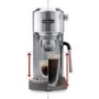 Delonghi Dedica Duo with Advanced Milk Steam Wand & Cold Brew Option - Metal