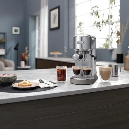 De'Longhi Dedica Duo – Metal Manual Espresso Machine with