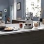 Delonghi Dedica Duo with Advanced Milk Steam Wand & Cold Brew Option - Metal