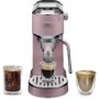 De’Longhi EC890.PK Dedica Duo – Pink Manual Espresso Machine with Advanced Milk Steam Wand & Cold Brew Option