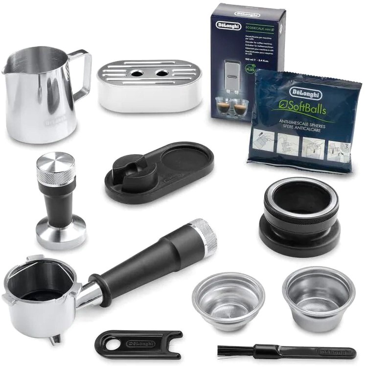 Delonghi La Specialista Arte Manual Bean to Cup Coffee Machine with Milk Frother - White