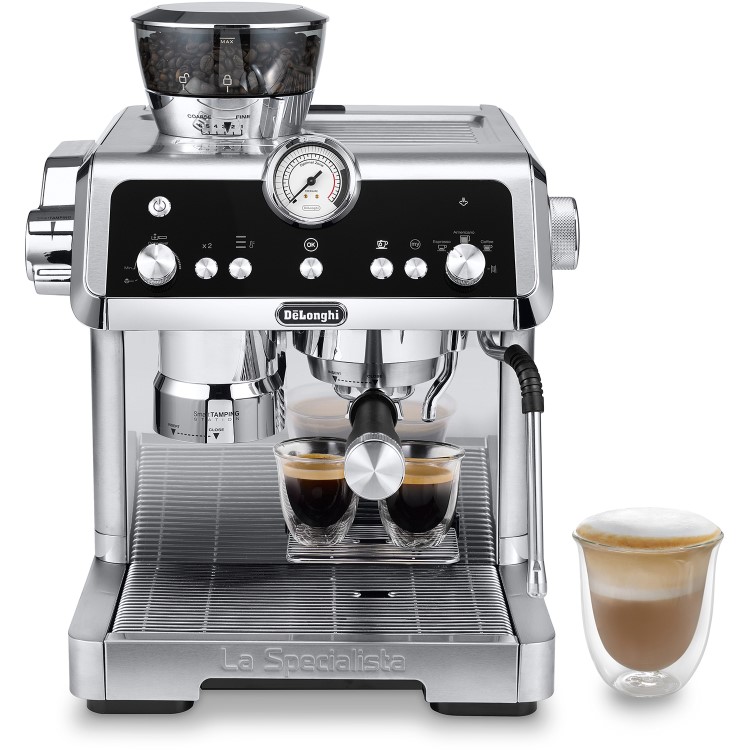 Refurbished Delonghi La Specialista Prestigio Bean to Cup Espresso Coffee & Cappuccino Machine Metal