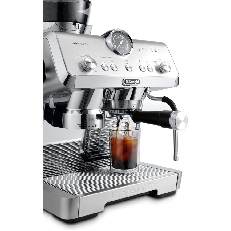 Delonghi La Specialista Opera Manual Bean to Cup Machine with Cold Brew Function - Metal