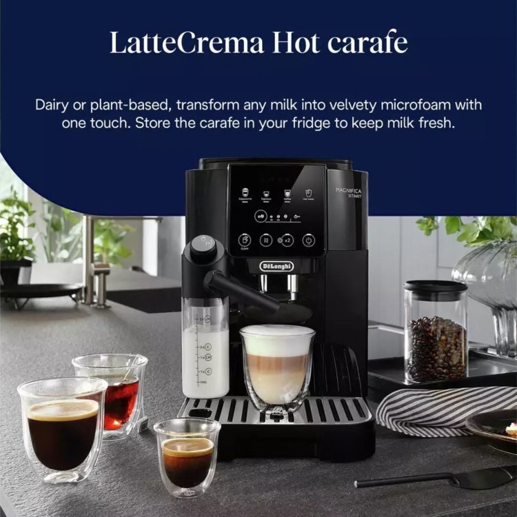 De’Longhi Magnifica Start Bean to Cup Coffee Machine ECAM220.60.B – Black
