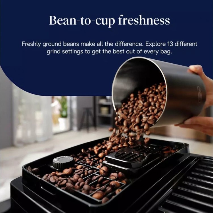 De’Longhi Magnifica Start Bean to Cup Coffee Machine ECAM220.60.B – Black